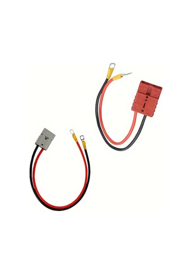 Chuangyinshop Red And Gray 2 Parça Hızlı Bağlantı Uzatma Kablosu Çatal Ağır Hizmet Fiş