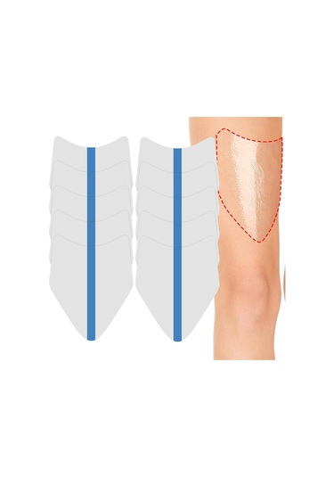 Yifomall 10 Adet Transparent Bacak Sürtünme Engelleyici, Yüksek Esneklikli Nefes Alıcı Koruyucu, Spor Ve Gündelik Kullanıma Uygun Dayanıklı Fleksibel贴