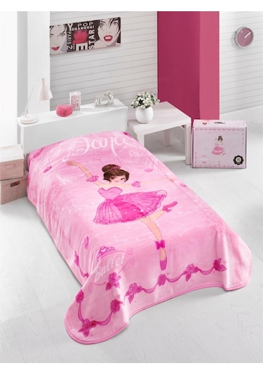 Sarar Gift Tek Kişilik Battaniye-1,90 Kg Ince Battaniye Mevsimlik Pembe