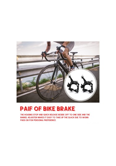 Geeroyoo Yüksek Performanslı Alüminyum Bisiklet Fren Seti - Çift Kollu C Tipi V Fren, Yol Ve Katlanır Bisikletler İçin Gümüş