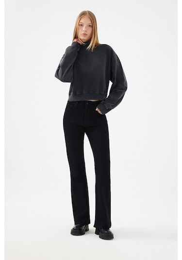 Loft Kadın Sweatshirt Antrasit