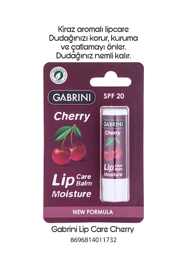 Gabrini Lip Care SPF20 Cherry Dudak Balmı