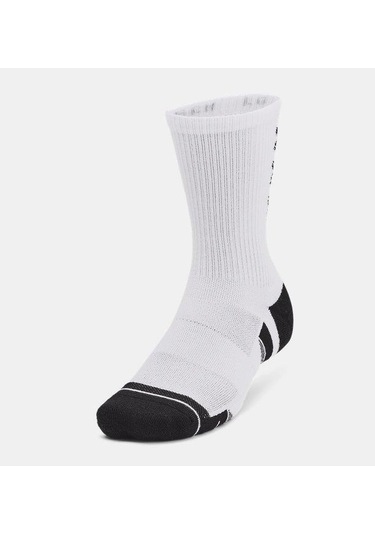 Under Armour Performance Tech Nov 3pk Crew Mid Çorap-31778 Beyaz