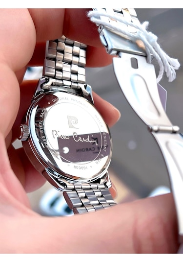 Pierre Cardin Çelik Kordon Takvimli Özel Kadran 3 Atm Suya Dayanıklı Erkek Kol Saati Epc.800211.f105