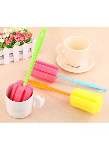 Yeni Varış Bebek Yüksek Dereceli Temiz Sünger Süt Şişeleri Şişe Saplı Fırça Temizleme Gereçleri Fırça Biberon Sıcak