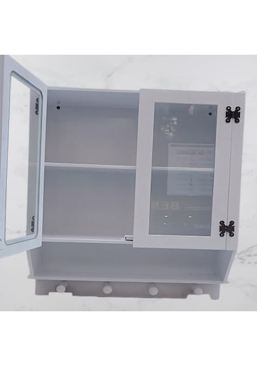 Hobi Adn 90351 Model Dekoratif Terek Ecza Dolap Mdf Parlak Beyaz Lake El Yapım Hobi Adn 90351 Model Dekoratif Terek Ecza Dolap Mdf Parlak Beyaz Lake El Yapım