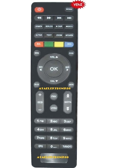 Starcom Nano Hd Pro 2500 Uydu Cihazi Kumandası Bulses