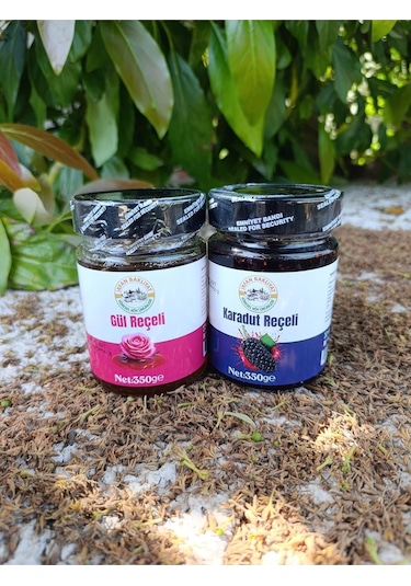 Gül Reçeli Ve Karadut Reçeli Toplam 700 Gr