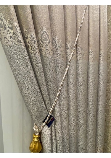 Lora Gri 1/3 Sık Pile Fon Perde Apm Gri