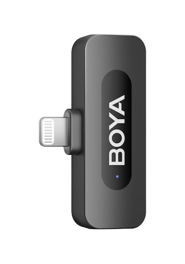 Boya By-v3 İki Kişilik Iphone 11/12/13/14 Lightning Uyumlu Kablosuz Yaka Mikrofonu