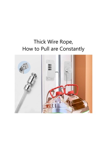 Sones Çocuk Pencere Güvenlik Kilidi Sınırlı Konumlandırma Şifresi Buzdolabı Kilidi Beyaz