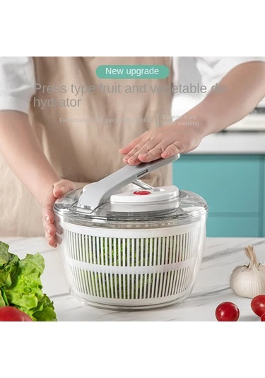 Sebze Salata Döndürücü Marul Yaprağı Sebze Kurutucu Çok Çok Renkli