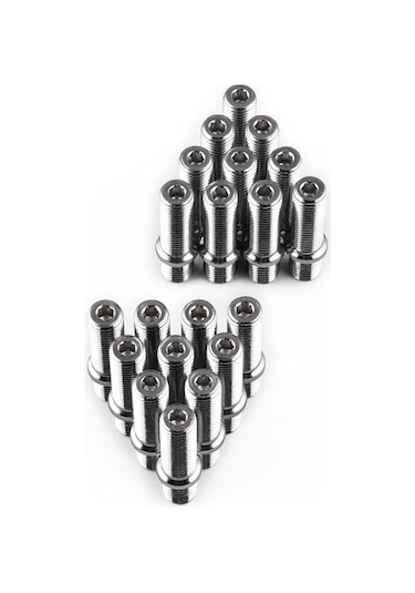 Cbtx 20 Adet 5.8cm Evrensel Araba Modifikasyonu Genişletilmiş Tekerlekler Saplama Dönüşüm M12x1.25 İla M12x1.5 Vida Adaptörü Ln032 Ln033 Ln044