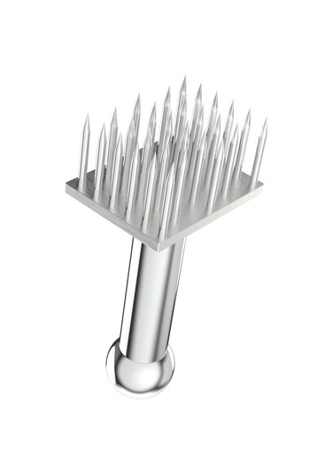 Pişirme Aletleri İçin 28 Paslanmaz Çelik Keskin İğne Bıçağa Sahip Profesyonel Et Dövücü