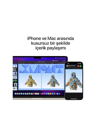 Apple MacBook Air MC7W4TU/A Apple M2 8C CPU 8C GPU 16 GB 256 GB SSD 13.6" MacOS Dizüstü Bilgisayar