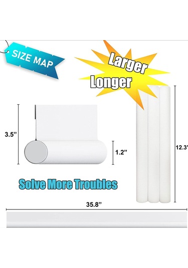 Geeroyoo Kapı Altı Rüzgar Ve Ses Yalıtım Bariyeri - 90 Cm Ayarlanabilir Tek Taraflı Sızdırmazlık Şeridi