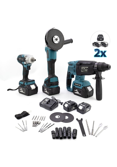Dawreek Üçlü Set MK350 2B1Ş (Ş.Spral+S.Sıkma+Ş.Hilti)