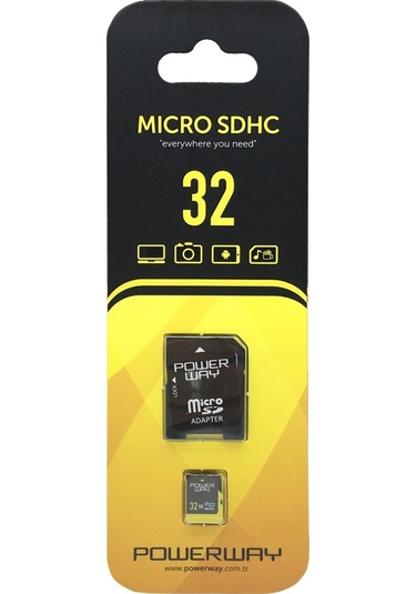 Powerway 32 GB MicroSD Hafıza  Kartı