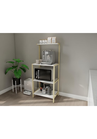 Sali Kahve Köşesi Çok Amaçlı Mutfak Mikrodalga Dolabı