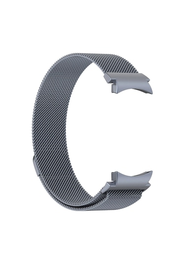Galaxy Watch 6 44mm Uyumlu Krd-01 Metal Zore Kordon-gri