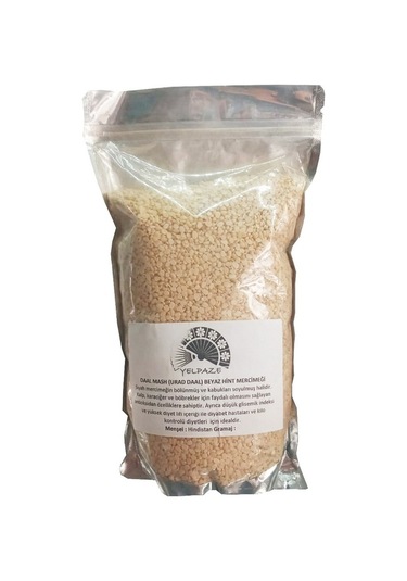 Yelpaze Urad Dal Mash Beyaz Hint Mercimeği 1 KG