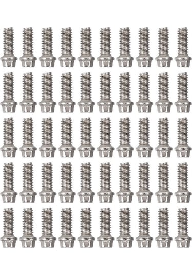 Didadodo 50 Adet M3 Paslanmaz Çelik Cıvata - Rc Araba Jantları İçin 1.9/2.2 İnç - Traxxas, Tamıya Uyumlu, Jant Aksesuarları