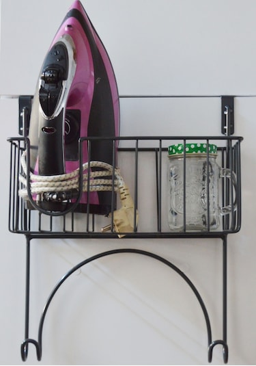 Filamento Siyah Kapı Arkası Ütü Ve Ütü Masası Askısı Ütü Düzenleyici Raf