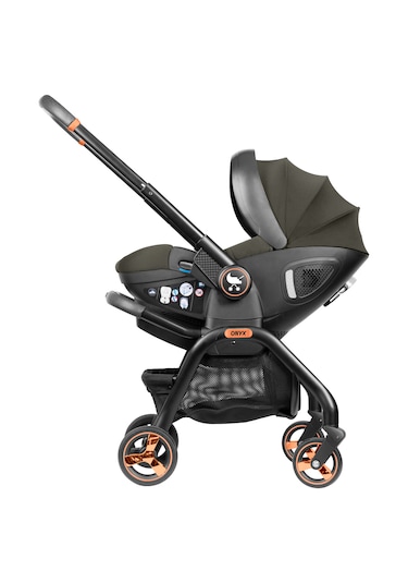 Merkür Bebe Onyx 2'si 1 Arada Oto Koltuğu Bebek Arabası Yeşil
