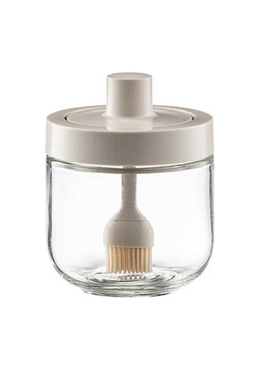 Dancemonkey Fırçalı Yağ Kabı, Saf Tercih İçin Beyaz