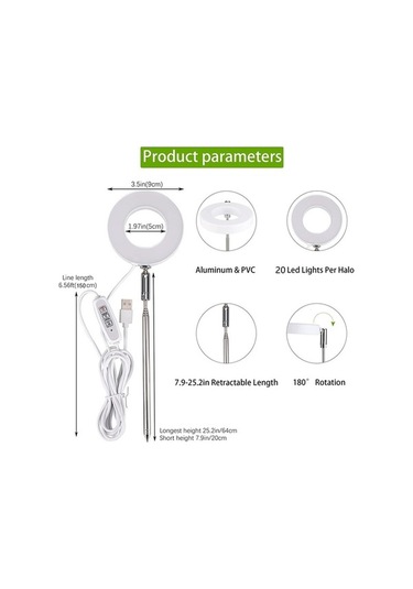 Tongxida 4 Kafa Led Bitki Büyüme Işığı Taklit Güneş Işığı Teleskopik Dolgu Işığı Diğer