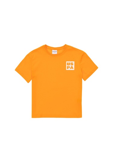U.s. Polo Assn. Erkek Çocuk Turuncu Tişört Basic 50295447-vr051 Turuncu
