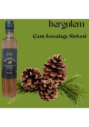 Bergulem Doğal Çam Kozalağı Sirkesi 500 ML