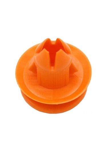 Konesam Volvo V70 Xc70 Xc90 2001-2016 İçin 100 Adet Plastik Kollu Klips, 8659732 Parça Numaralı Fender Ve Body Molding Sabitleyici Turuncu