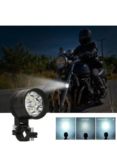 Ebitda 60w Super Parlak Motosiklet Farı - 3 Modlu, Su Geçirmez, Kolay Montaj Yeni Tasarım