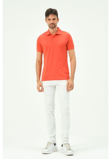 Classıc Pamuk Regular Comfort Erkek Polo Yaka Tişört Yavru Ağzı