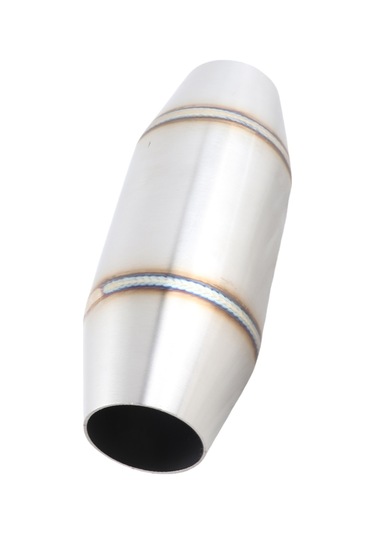 Geeroyoo Motorsiklet Gümüş Paslanmaz Çelik Ekzos Sistemi - 35mm Genişlik, Dönüş Basıncı, Güç Artırıcı, Ses Azaltıcı, Evvela Yüksek Performans