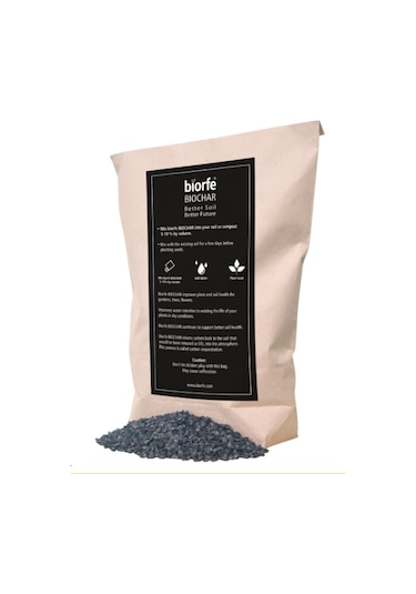 Biorfe Biochar Biyokömür Tarım Kömürü 1 KG