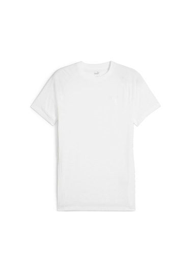 Puma Evostripe Tee Erkek T-shirt Beyaz Beyaz