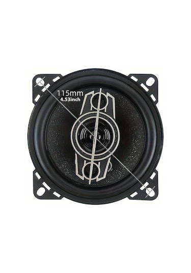 Xuweiwei Q-pertors 4 Yönlü 220w Max Güç Black 4 Inç Araç Hoparlörü Toz Kılıfı Ve Kablo İle Kolay Kurulum Dayanıklı Ses Sistemi