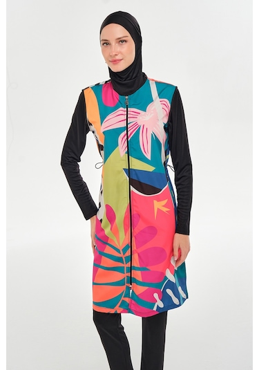 Tam Kapalı Tesettür Mayo 3307 Siyah Siyah02 Siyah