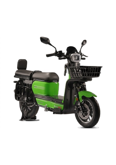 Motolux Pitton Elektrikli Motosiklet Yeşil
