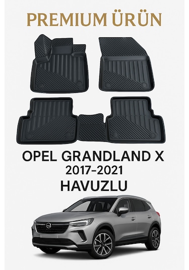 Opel Grandland X 2017-2021 3D Oto Paspas