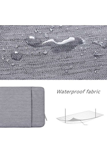 Canvas Artisan L28-19 14 Inç Dizüstü Bilgisayar Koruyucu Manşon Kasası Yumuşak Astar Iş Tarzı Defter Taşıma Çantası Dikey Tip Yurt Dışından