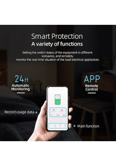 Tuya Zigbee Akıllı Devre Kesici Kablosuz Uzaktan Kumandalar Din Ray Anahtarı Mobil Telefon App Uzakt