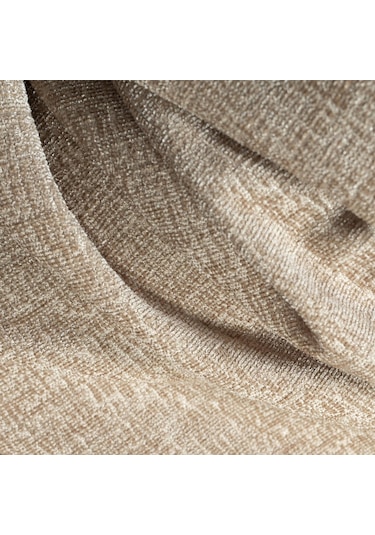 Jakarlı Şönil Koltuk Örtüsü Kanepe Örtüsü Koltuk Şalı 110x175 2 Ad. Kaymaz Bej Bej