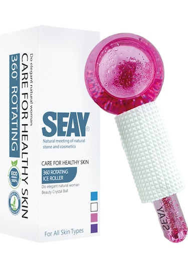 Seay Ice Globe Buz Küresi Soğuk Terapi Topu Masaj Aleti Pembe
