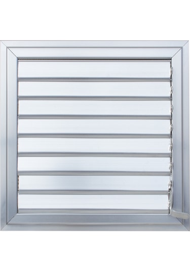 Alüminyum Menfez Eloksal Parlak Uzun Ömürlü Banyo Wc Havalandırma Panjur