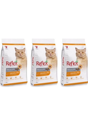 Reflex Tavuklu Yetişkin Kedi Maması 3 x 2 KG