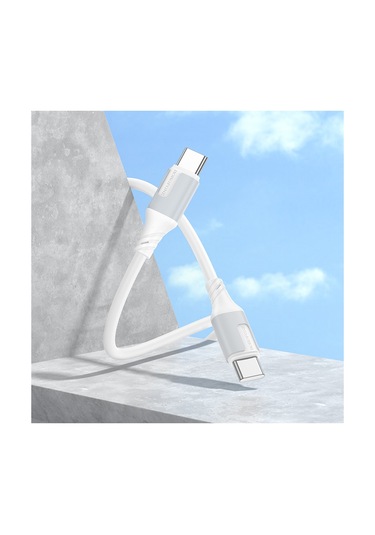 Borofone 3.0a 60w Şarj, Data Kablo Type C To Type C - 1 M - Bx101