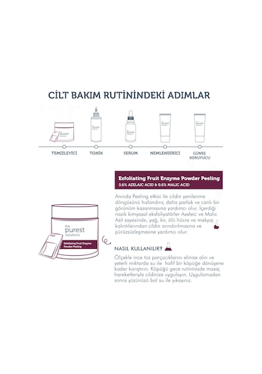 The Purest Solutions Peeling Toz Temizleyici 55 Gr